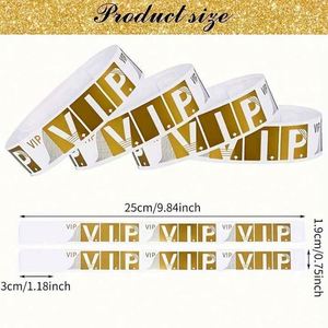 Pulseras de Identificación Desechables Personalizadas de Papel PP Impermeable, Pulseras Tyvek para Eventos y Fiestas - Product Image 5