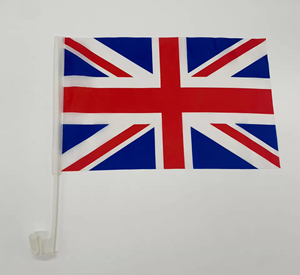 Drapeau de voiture national personnalisé en polyester mini 30*45cm avec mât pour décoration, vente en gros - Product Image 5