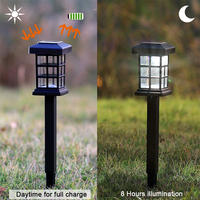 Luces Solares para Jardín con Clasificación IP65, Resistentes al Agua, Forma Cuadrada, Decorativas para Navidad, Caminos de Jardín, Césped y Paisajes