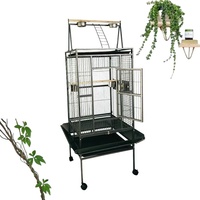 Cage à oiseaux en gros, cage à perroquet, excellente qualité, cage de reproduction pour oiseaux, grande cage en métal, jaulas para pajaros, grandes cages à oiseaux