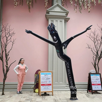 Prix d'usine – Danseur gonflable extérieur 6M, étanche et durable, effet flamme ondulante, pour publicité aérienne