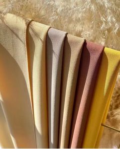 أحدث حجاب شيفون بابل لعام 2024، شال سادة متوفر بـ 132 لونًا، تودونج للنساء الماليزيات، أوشحة وشالات بنمط إسلامي للاستخدام كغطاء للرأس - Product Image 5