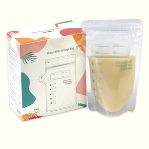 150/200ml Upright Timable Dual Track Sealed Storage Bags Breastmilk Cooler Bags