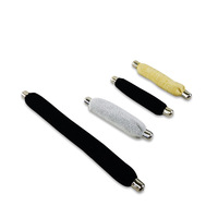Portable en relief velours Surface bijoux accessoire cadeau présentoir nouveau Portable anneau bâton affichage accessoires Textile emballage