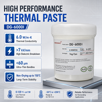 Pâte thermique haute performance 6,0 W/mK, composé silicone isolant haute performance 7kV/mm pour module IGBT, CPU, GPU, télécommunications