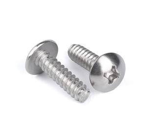 M2 M2.3 M2.6 M3 M3.5 M4 M5 M6 Stainless Steel Phillips Mushroom Head Undercut Thread Forming Rolling <b>Screws</b> - Product Image 1