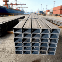 Tubos Cuadrados de Acero al Carbono Q345 Q235 Q235B, Tubo Cuadrado de Hierro Galvanizado para Estructuras de Acero