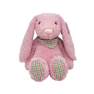 The fine quality A rabbit with a scarf toys plush children custom rabbit plush toy