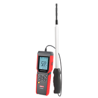 UNI-T UT362H Hot Wire Anemometer Temperature Instrument 99 Data Storage 0 30.0m/s 0 999900CFM 0 40℃ Language Options EN FR