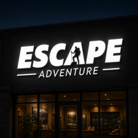 Enseigne lumineuse LED personnalisée en lettres 3D en acrylique métallique étanche pour entreprises, enseigne extérieure commerciale pour marque