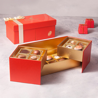 Kunden spezifische Ramadan Mubarak Geschenk box Kraft papier Islamische Gunst Schokoladen verpackung für Eid Neue muslimische Gefälligkeiten für Feiertage