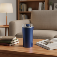 Moulin à poudre portable en acier inoxydable pour usage domestique, hôtelier et automobile, avec réduction du bruit, pour grains médicinaux et café