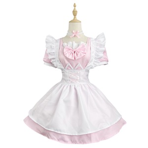 Cat Maid Outfit Pink Polyester Women Plus Size Lolita Style Cosplay Costume Spring 2023 - Product Image 5