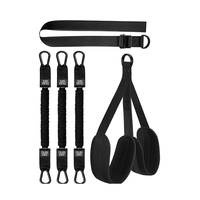 Bandes d'assistance pour tractions robustes 225 LBS avec sangles de pied réglables en polyester antidérapant pour entraînement de force