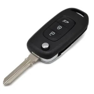 DMKEY พับกุญแจรถรีโมท 3 ปุ่ม 4A ชิป 434 Mhz สําหรับ Renault Kadjar Megane 4 Captur สัญลักษณ์พลิกกุญแจควบคุม fob