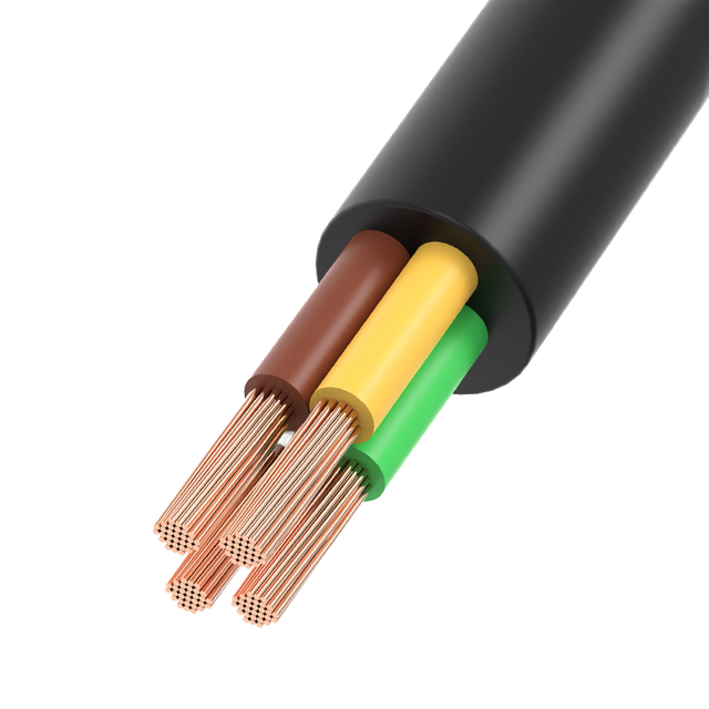 Class 5 6 Extra Flexible Multi-strand 3-Core 1.5 2.5 4 6 Mm2 Bare Copper LSZH Insulated Industrial Wire Cable