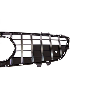 Parrilla Delantera Vertical Gt para Mercedes Benz Clase SL R231 2013 2016, Negra y Plateada, de Plástico ABS, Compatible con el Parachoques - Product Image 2