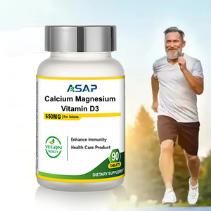 Suplemento OEM de calcio, magnesio, vitamina D3, tabletas para soporte inmunológico, recuperación muscular - Product Image 2