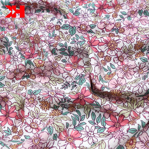 <span class=keywords><strong>Peinture</strong></span> popeline 100% coton avec imprimé floral, 50 m, <span class=keywords><strong>tissu</strong></span> popeline pour enfants - Product Image 4