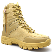 Bottes tactiques de combat respirantes pour hommes 2026 avec fermeture éclair, idéales pour le travail en extérieur et la chasse en été comme en hiver