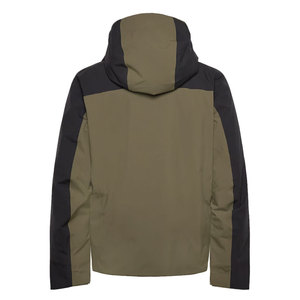 Chaqueta Acolchada Ligera y Cómoda para Hombre, con Capucha, Color Verde Oliva, Impermeable, Deportiva, con Logotipo Frontal, Corte Regular, para Invierno - Product Image 2