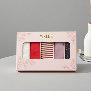 Juego de bragas con logotipo personalizado, caja de regalo de papel, juego de calcetines, cajas de embalaje de cartón, juego de ropa interior, embalaje para ropa - Product Image 4