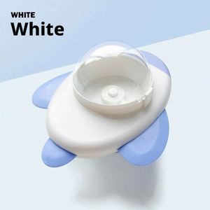 Rotating Rocket Educational Toy for Dogs <b>Cats</b> Durable Lightweight PP Material Leak-Proof Automatic <b>Feeder</b> Indoor Use Cute Design - Product Image 2