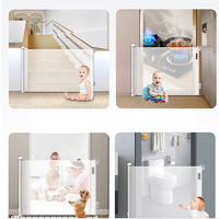 Barrière de bébé rétractable Offre Spéciale pour escaliers portes couloirs intérieur extérieur sécurité enfant bébé portes porte pour animaux de compagnie