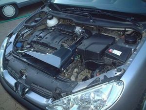 Boîte d'admission d'air à haut débit pour voiture électrique AUSO, système de filtre à air de style fibre pour Peugeot 106 1.6L 98-06 <span class=keywords><strong>VTS</strong></span> WG-190, pièces de voiture - Product Image 2