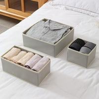 Lot de 6 séparateurs de tiroirs polyvalents pour vêtements, soutien-gorge, cravates, chaussettes et culottes.