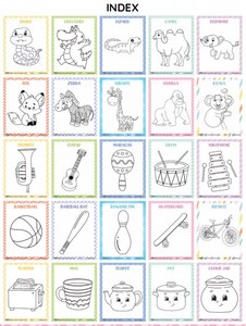 Libro <span class=keywords><strong>da</strong></span> Colorare per Bambini con <span class=keywords><strong>Disegni</strong></span> Personalizzati, Stampa di Libri per Bambini, Produttore di Libri - Product Image 3