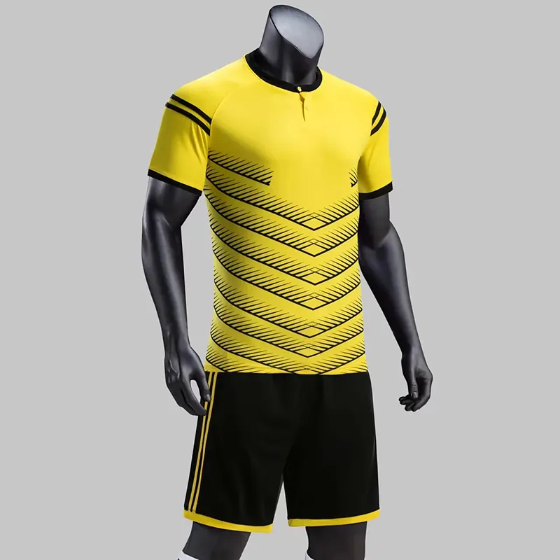 Ensemble de T-shirts de Football pour hommes, personnalisé par Sublimation, uniforme de Football