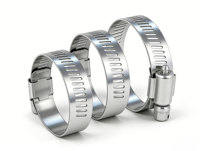 Collier de serrage à vis sans fin en acier inoxydable réglable pour tuyaux, idéal pour la plomberie et l'automobile, résistant à la corrosion