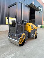 Rouleau compacteur vibrant hydraulique micro et petit, à tambour simple et double, de 1, 2, 3, 3,5, 6 et 8 tonnes, pour travaux routiers