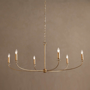 Lampadario Minimalista <span class=keywords><strong>Moderno</strong></span> Americano in Ottone per <span class=keywords><strong>Camera</strong></span> <span class=keywords><strong>da</strong></span> <span class=keywords><strong>Letto</strong></span>, Soggiorno e Sala <span class=keywords><strong>da</strong></span> Pranzo - Product Image 5