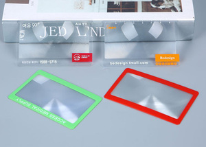 소매 및 도매를위한 공장 도매 신용 카드 돋보기 PVC 사용자 정의 로고 인쇄 트렌드 제품 - Product Image 3