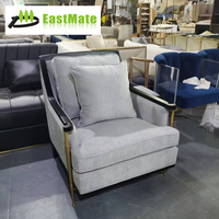 Fauteuil de salon d'hôtel moderne en chêne massif, durable, avec revêtement en velours, mobile, pour salle à manger, villa, coin lecture, salon