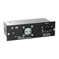 Châssis de commutation universel pour rack de transceivers à fibre optique 14/16 emplacements, alimentation 5V12A, entrée 100-265VAC