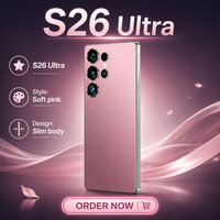 Smartphone Android 14 S26 Ultra Original Neuf, Écran Complet 7,3 pouces, 16 Go + 1 To, Débloqué 5G, Deca Core, Français/Espagnol, HD 108 MP, 144 Hz