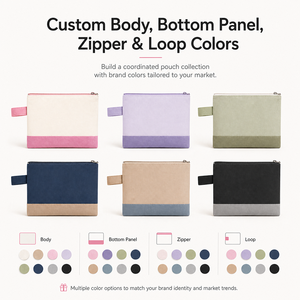 Bolsa <span class=keywords><strong>de</strong></span> Lona Personalizada con Bloques <span class=keywords><strong>de</strong></span> Color para Cosméticos, Kit Menstrual, Estuche <span class=keywords><strong>de</strong></span> Lápices y Bolsa <span class=keywords><strong>de</strong></span> Regalo Diaria, Venta al por Mayor - Product Image 6