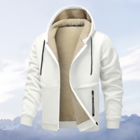 Vestes pour hommes personnalisées très vendues, vêtements de sport chauds en cachemire épais et amples, vestes décontractées pour l'automne et l'hiver