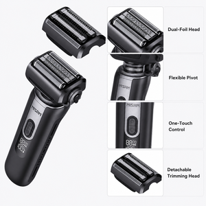 Rasoir <span class=keywords><strong>électrique</strong></span> portable ergonomique, compact, lavable, sûr, rechargeable et étanche pour hommes, service OEM ODM MS-9835B - Product Image 3