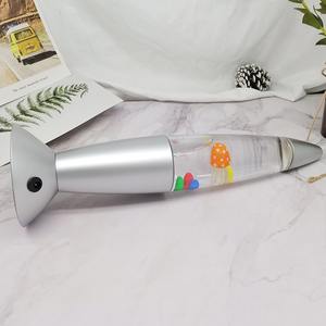 Lámpara de lava RGB Tornado, decoración LED de paisaje, ambiente creativo, cambio automático de color, enchufe USB, fuente de alimentación 3*AA - Product Image 3