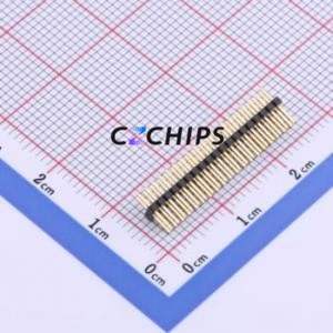 X1321WV-2x19J-C30D23 Pin Header Through hole Component (THT),P=1.27mm Connector 2x19P 1.27mm 1.27mm Pin Header - Product Image 2