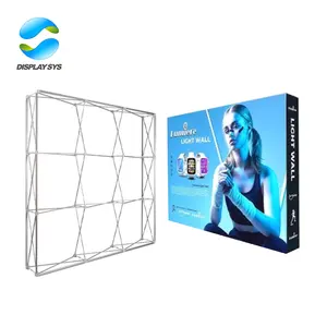 Bán buôn Chất lượng cao Backdrop MIT vải Pop Up hiển thị đứng 3x3 Pop Up cửa hàng hiển thị