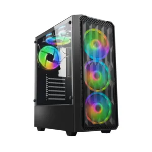Itx cpu gabinete legal atx torre completa desktop com lcd acrílico pc refrigerar gabinetes torres computador jogos