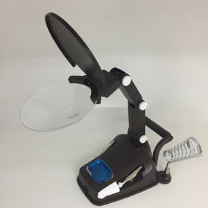 <span class=keywords><strong>Loupe</strong></span> de Soudure Professionnelle de Bureau Éclairée avec Lumière LED et 3ème Main d'Aide, Station de Soudage avec <span class=keywords><strong>Loupe</strong></span> Intégrée - Product Image 3