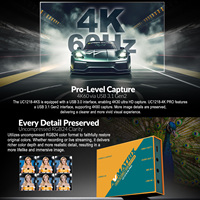Tarjeta de Captura de Video AVMATRIX 4K USB3.0 con Salida en Bucle para Transmisión en Vivo de Videojuegos, Compatible con Xbox/PS4/Wii/Nintendo Switch