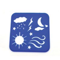 Pochoir de dessin personnalisé en plastique, motif de lettres multicolores, créez votre propre pochoir/