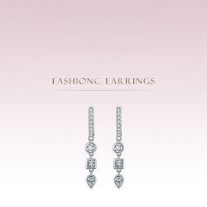 <span class=keywords><strong>Orecchini</strong></span> <span class=keywords><strong>Pendenti</strong></span> in <span class=keywords><strong>Argento</strong></span> 925 Placcato Rodio con Zirconi di Alta Qualità, Stile Europeo <span class=keywords><strong>e</strong></span> Americano, Gioielli Raffinati da Matrimonio per Donne - Product Image 5